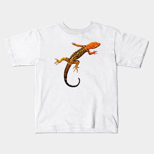 Drawing - Yellow-headed gecko Kids T-Shirt